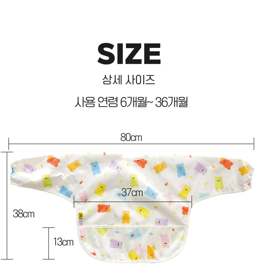 Made in Korea｜Xiong Zai waterproof and anti-fouling long-sleeved shoulder straps