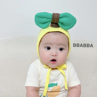 Made in Korea | Fruity bun with leaf strap hat | [KS26][048]