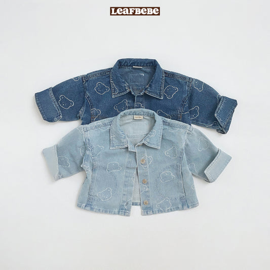 Made in Korea | Koala print denim jacket | [KS02][033]