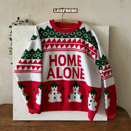 Made in Korea | Christmas pattern knitted top (adult) | [KS20][004]