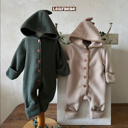 Made in Korea | Dinosaur furry jumpsuit | [KS20][038]