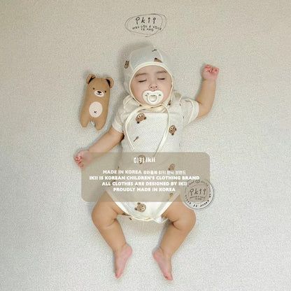 Made in Korea｜Organic cotton newborn baby animal pattern bag｜[KS04][004]