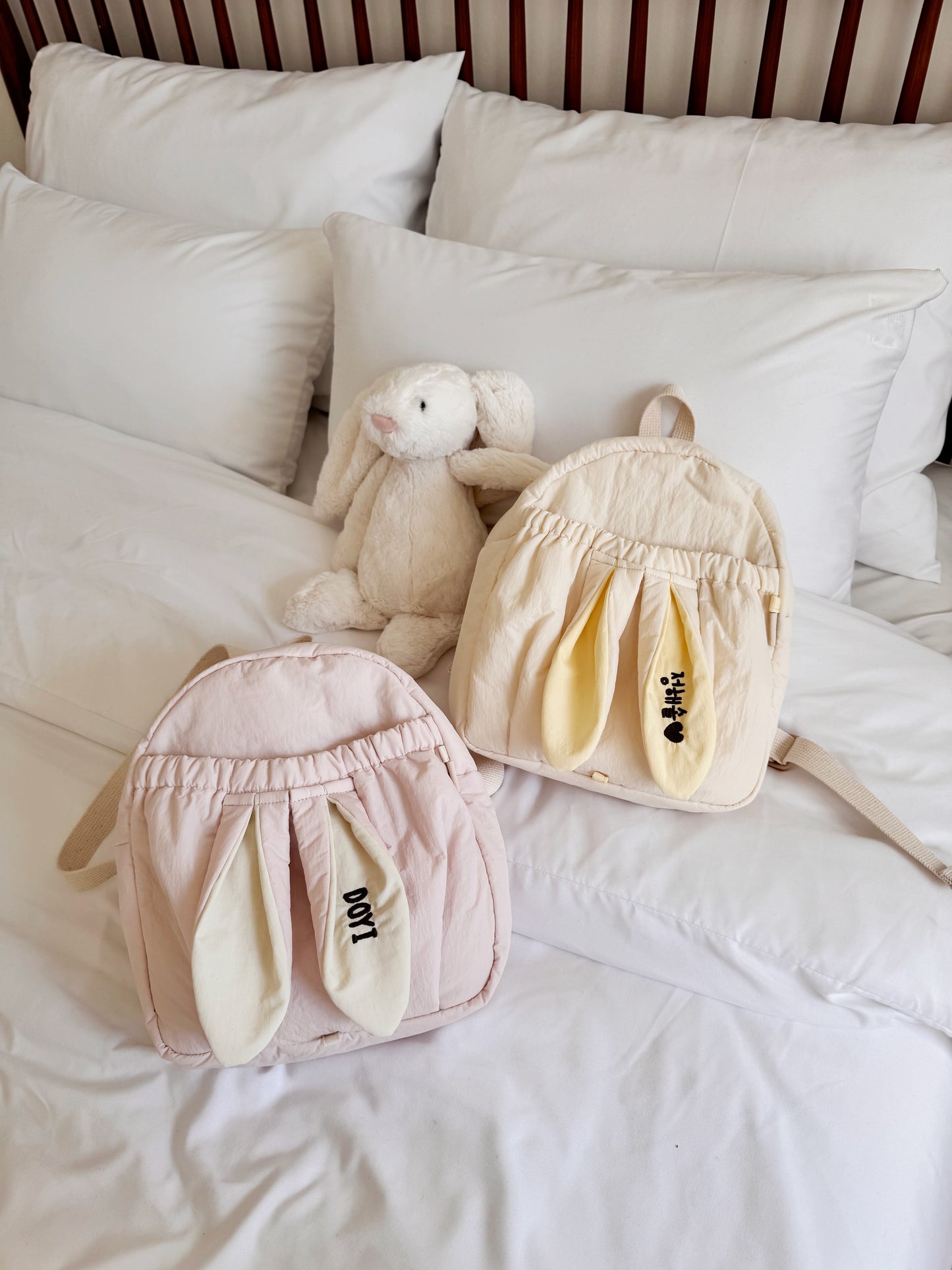 韓國製｜客制化刺繡刻字拉鍊背包