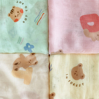 [Ready Stock] DOT TO DOT Bamboo Fiber Thin Blanket (120x120CM)