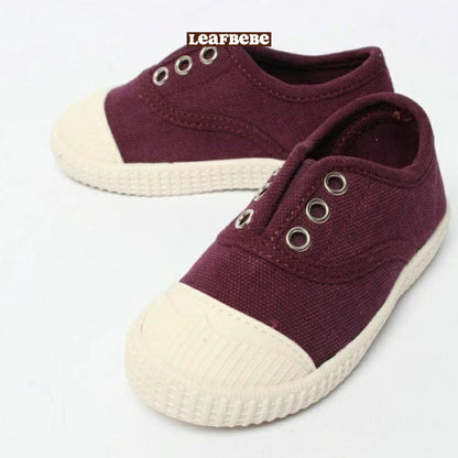 Made in Korea | Daily style solid color lazy canvas shoes | [KS13][028]