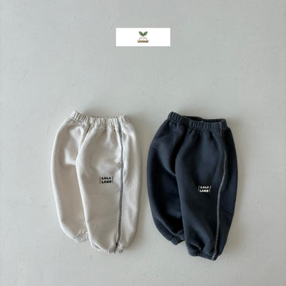 Made in Korea｜Threaded LOGO long cotton pants｜[KS21][057]